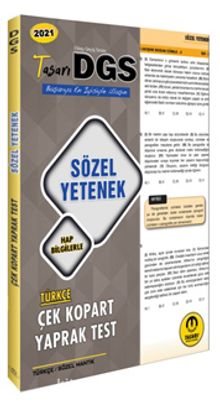2021 DGS Sözel Yetenek Yaprak Test kitap kapağı