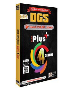 DGS Mutlak Plus Video Çözümlü 4 Deneme kitap kapağı