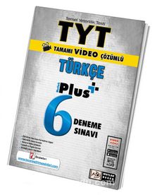 TYT Türkçe 6 Plus Video Çözümlü Deneme kitap kapağı