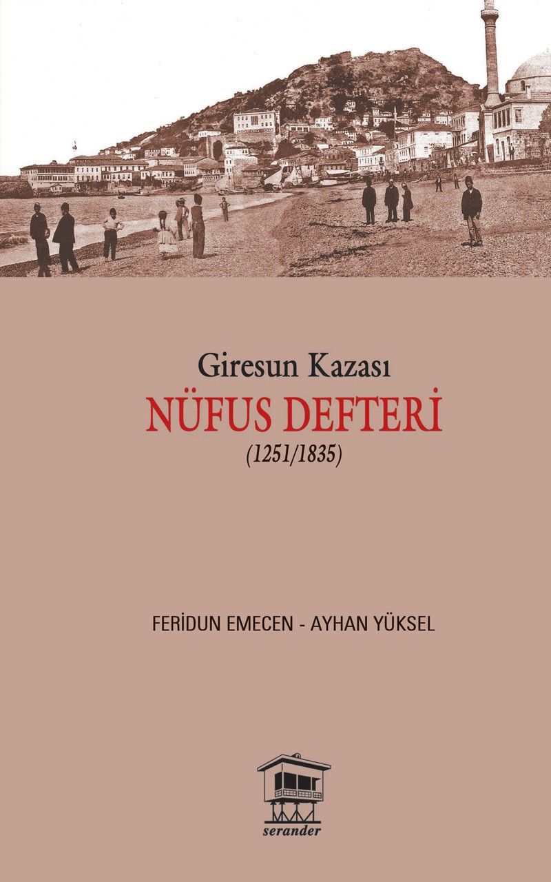 Giresun Kazası Nüfus Defteri kitap kapağı