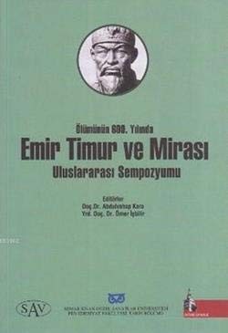 Emir Timur ve Mirası Uluslararası Sempozyumu kitap kapağı