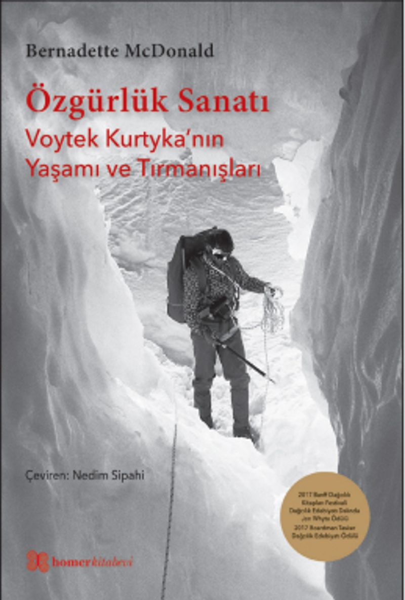 Özgürlük Sanatı Voytek Kurtyka'nın Yaşamı ve Tırmanışları kitap kapağı