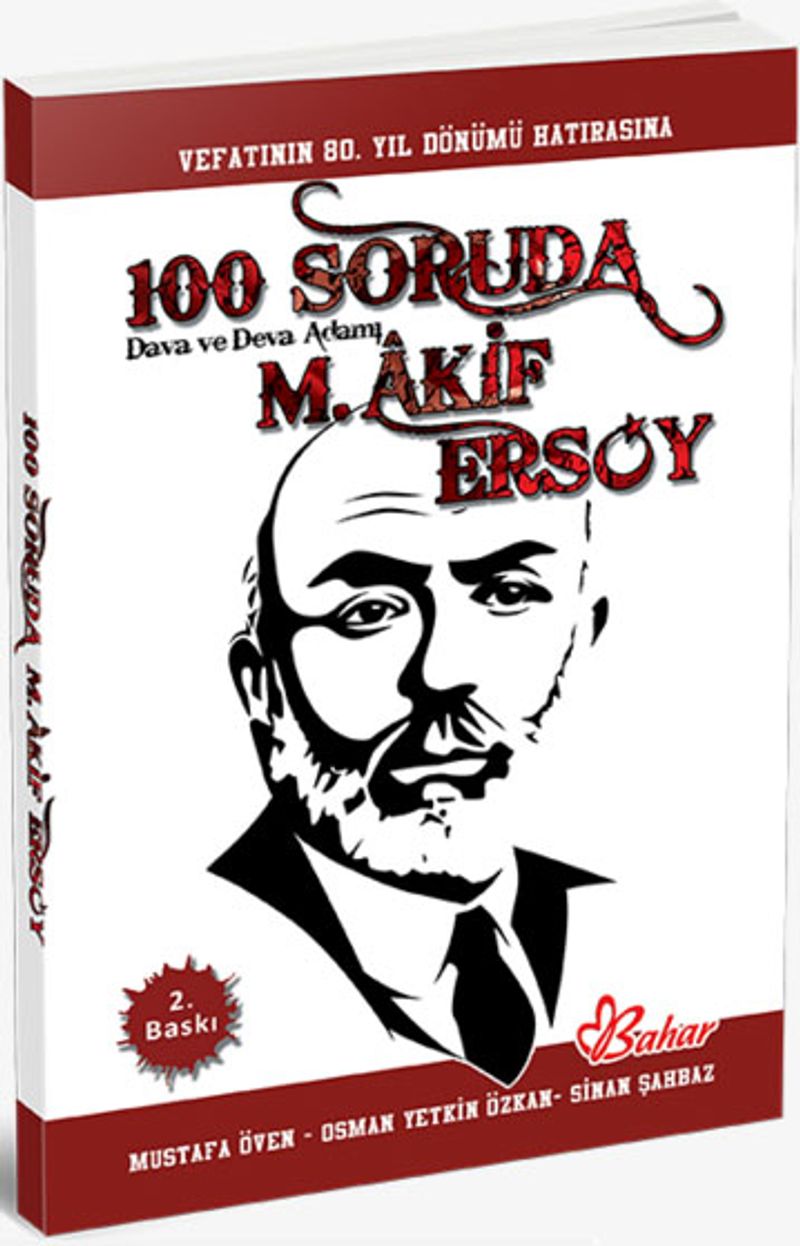 100 Soruda Mehmet Akif Ersoy kitap kapağı