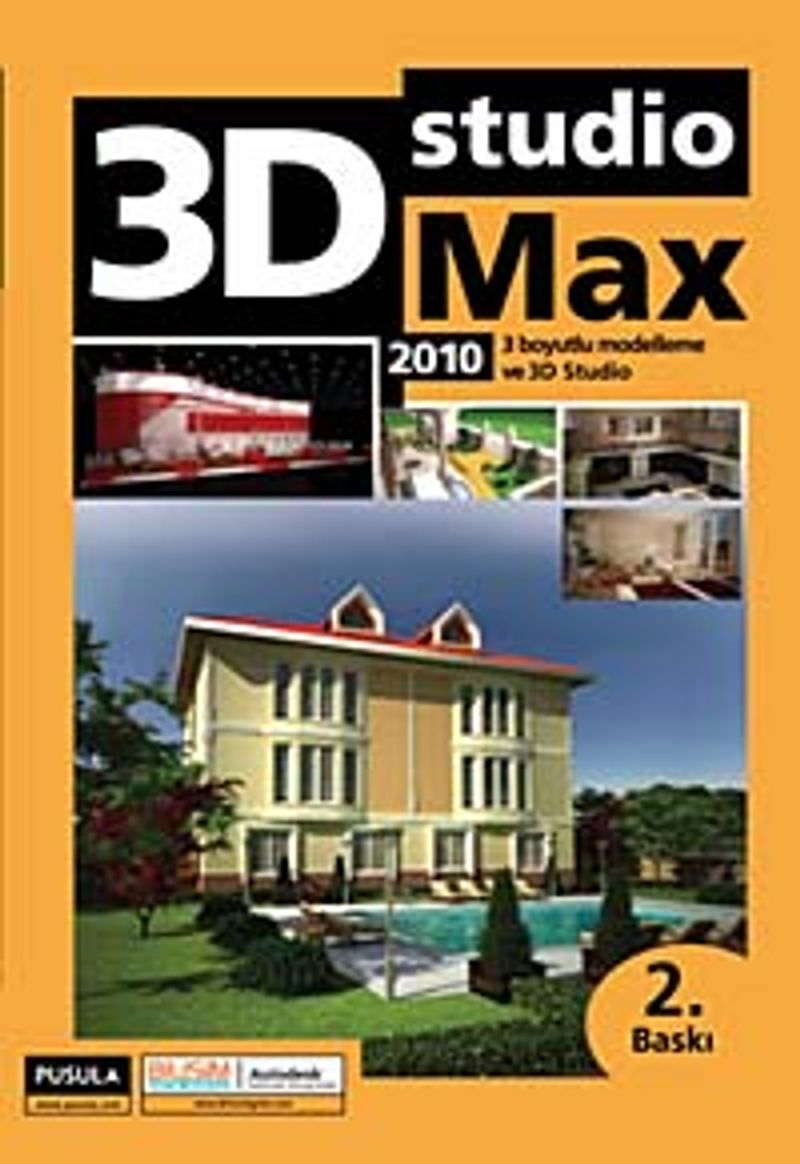 3D Studio MAX 2010 3 Boyutlu Modelleme ve 3D Studio kitap kapağı