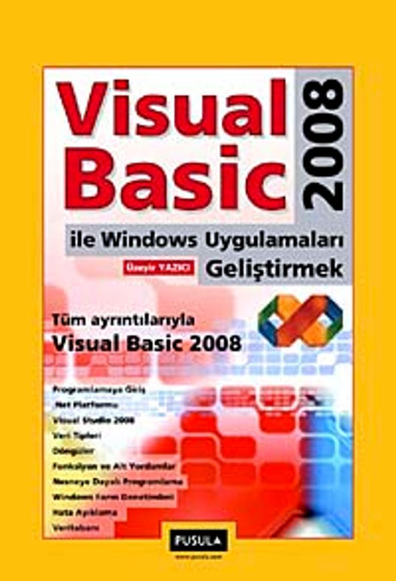 Visual Basic 2008 İle Windows Uygulamaları Geliştirmek kitap kapağı