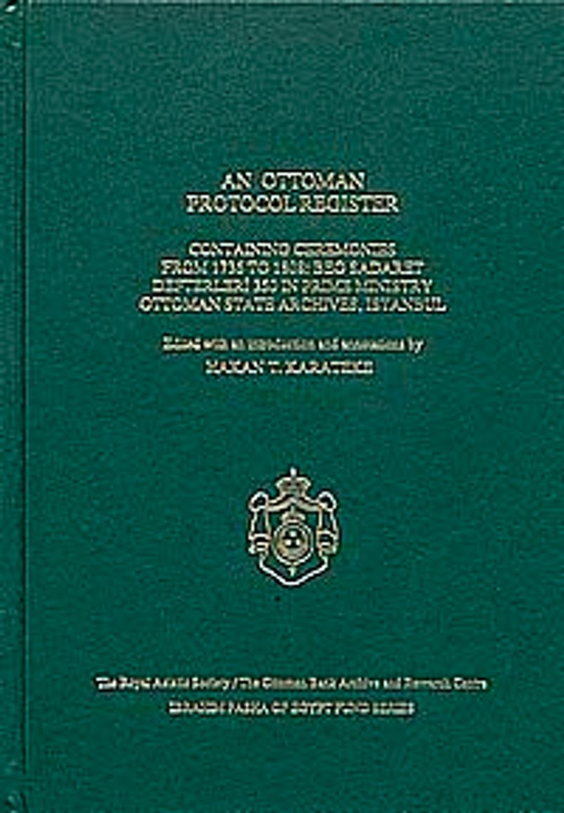 An Ottoman Protocol Register kitap kapağı