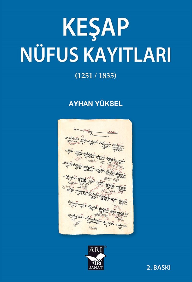 Keşap Nüfus Defteri (1251-1835) kitap kapağı