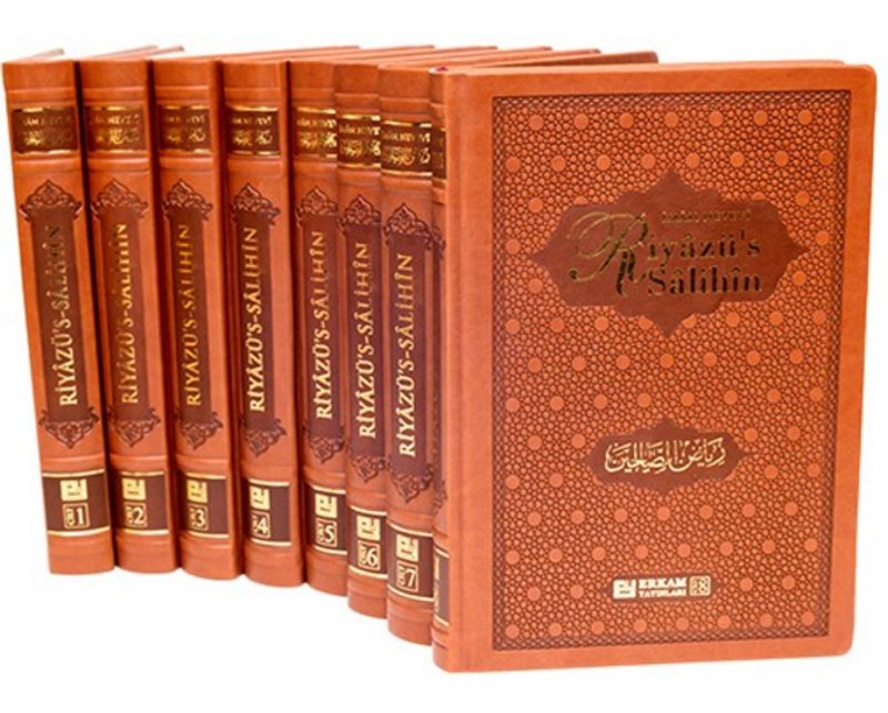 Riyazüs Salihin Hadis-i Şerif Tercümesi Lüks Baskı (8 Cilt Takım) kitap kapağı