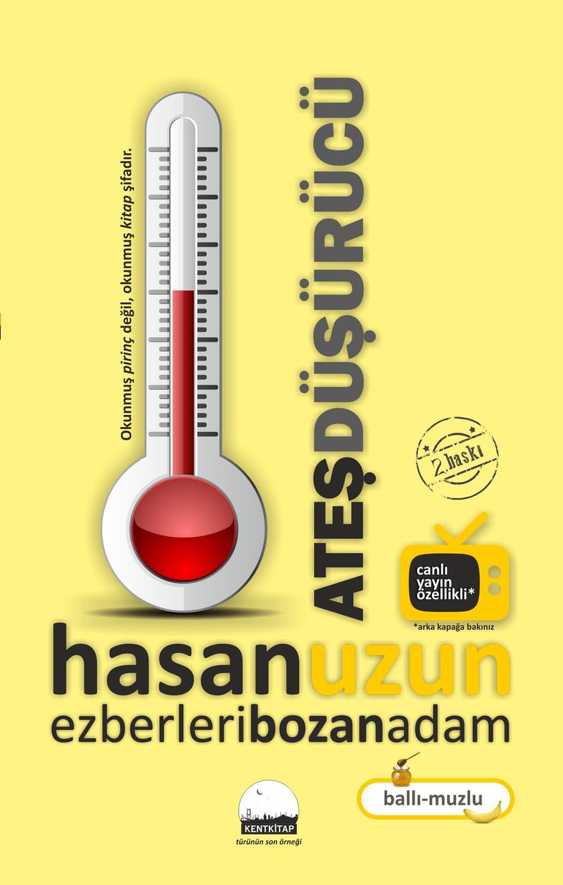 Ateşdüşürücü kitap kapağı