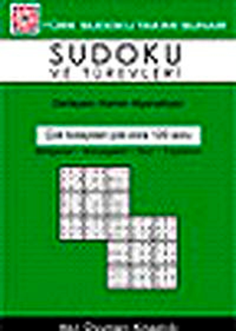 Sudoku ve Türevleri kitap kapağı