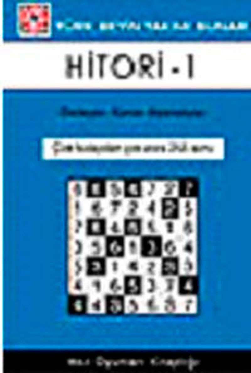 Hitori 1 kitap kapağı