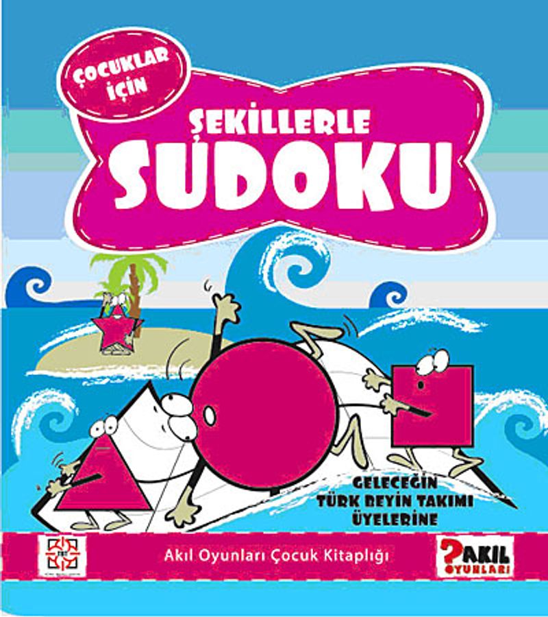 Çocuklar İçin Şekillerle Sudoku kitap kapağı