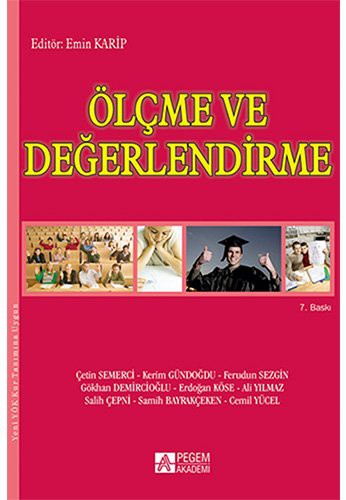 Ölçme ve Değerlendirme kitap kapağı