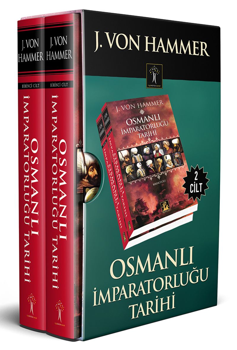 Osmanlı İmparatorluğu Tarihi (2 Cilt Takım) / Joseph V. Hammer kitap kapağı
