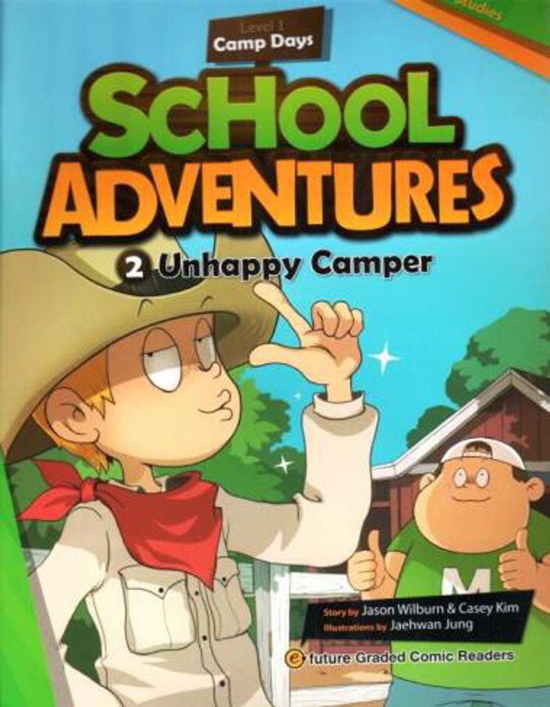 Unhappy Camper +CD (School Adventures 1) kitap kapağı