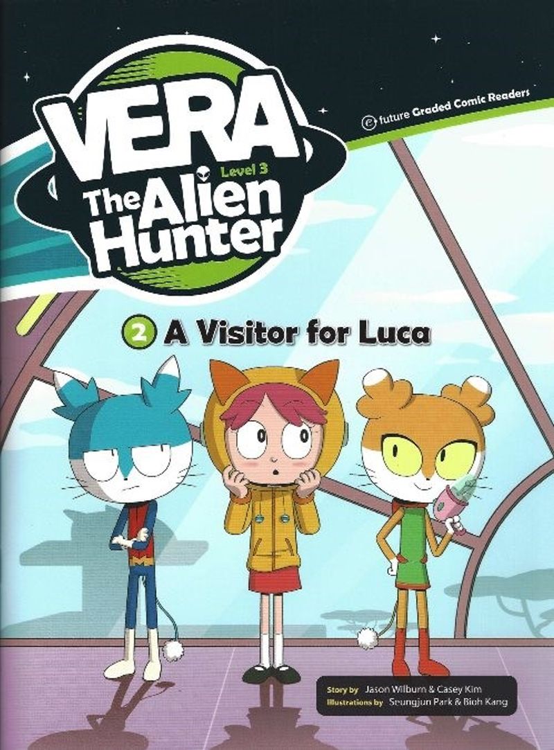 A visitor for Luca +CD (Vera the Alien Hunter 3) kitap kapağı