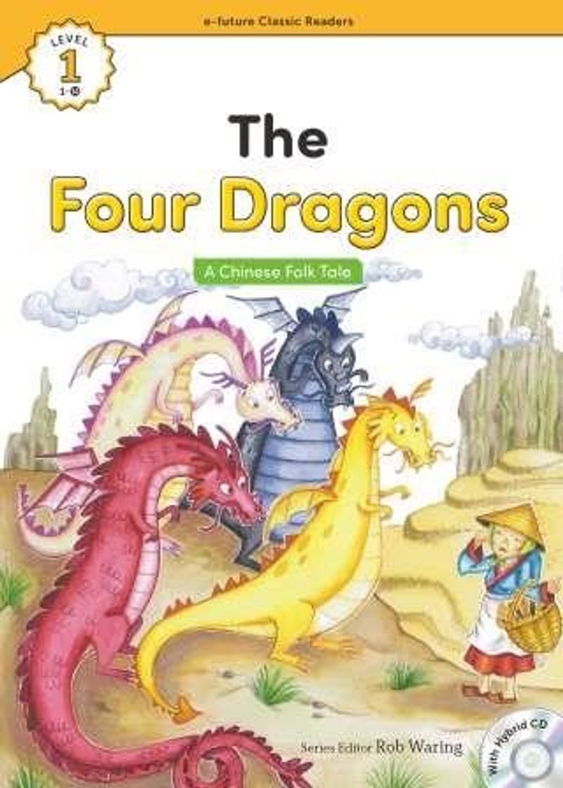 The Four Dragons +Hybrid CD eCR Level 1 kitap kapağı