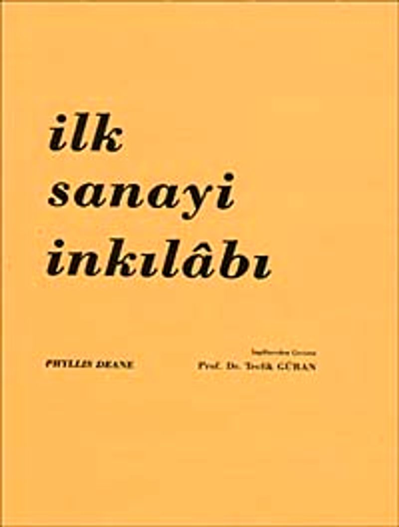 İlk Sanayi İnkılabı kitap kapağı