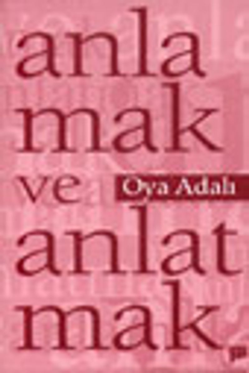 Anlamak ve Anlatmak kitap kapağı