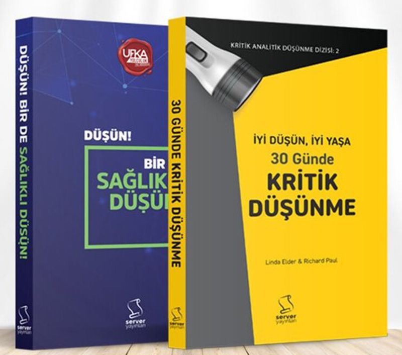 Kritik ve Analitik Düşünme Seti (2 Kitap) kitap kapağı