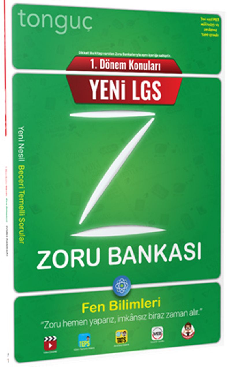 1. Dönem Konuları Yeni LGS Zoru Bankası Fen Bilimleri kitap kapağı