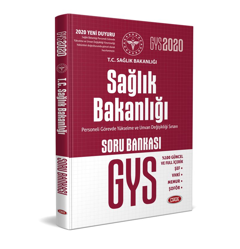 2020 Sağlık Bakanlığı ve Bağlı Kuruluşları Görevde Yükselme Sınavı Soru Bankası kitap kapağı