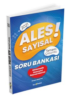 2021 ALES Sayısal Tamamı Çözümlü Soru Bankası kitap kapağı