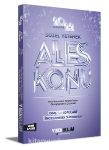 2022 Master Serisi ALES Sözel Yetenek Konu Anlatımı kitap kapağı