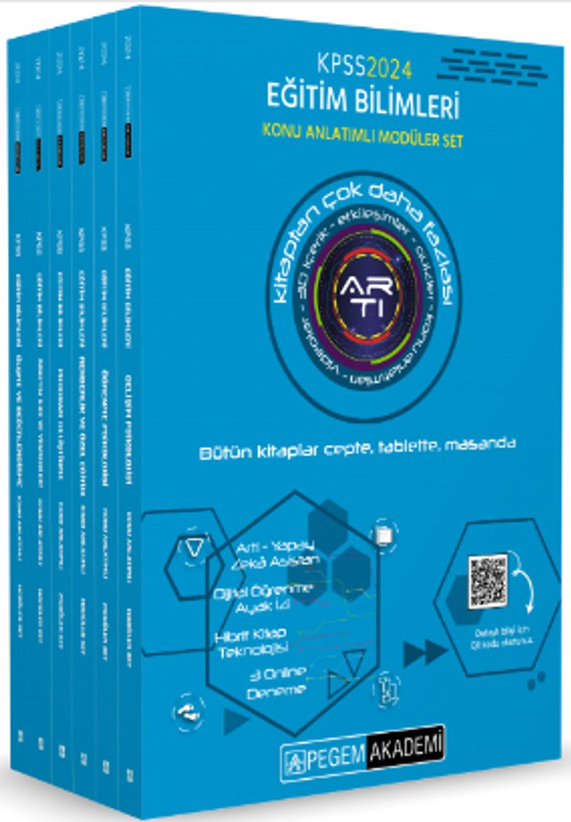 2024 KPSS Eğitim Bilimleri Konu Anlatımlı Modüler Set (6 Kitap) kitap kapağı