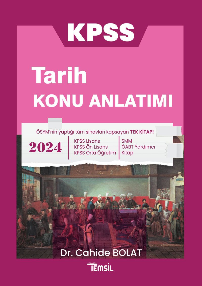 2024 KPSS Tarih Konu Anlatımı kitap kapağı