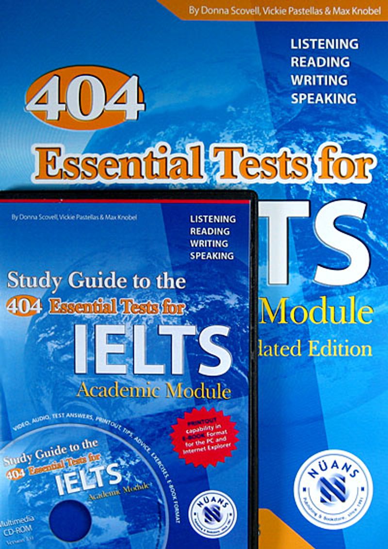 404 Essential Tests for IELTS with Mp3 CD and Cd-rom kitap kapağı