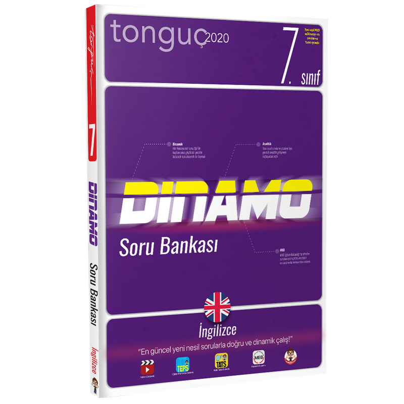 7. Sınıf İngilizce Dinamo Soru Bankası kitap kapağı