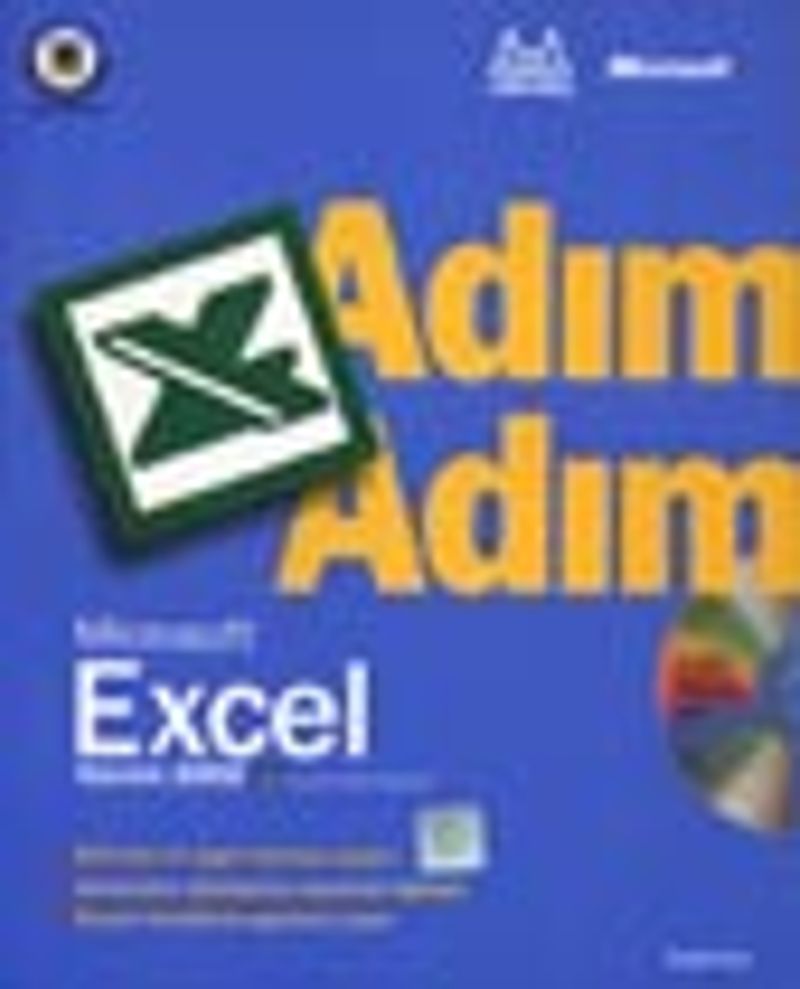 Adım Adım Microsoft Excel 2002 kitap kapağı