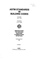 ASTM Standards in Building Codes kitap kapağı