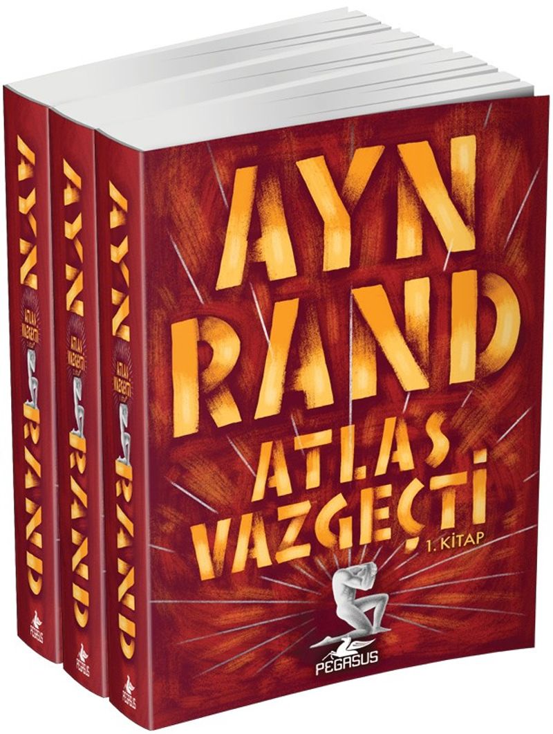 Atlas Vazgeçti 3 Kitaplık Set kitap kapağı