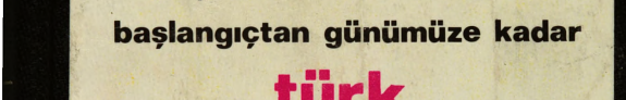 Başlangıçtan günümüze kadar Türk romanları kitap kapağı