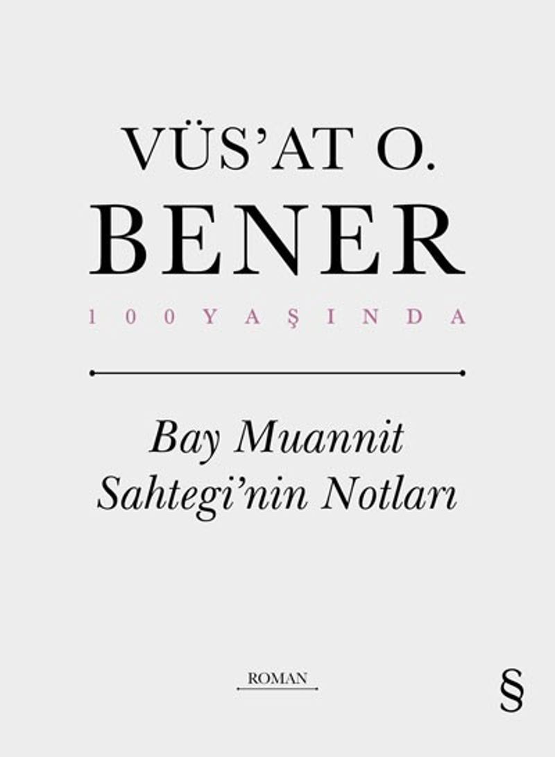 Bay Muannit Sahteginin Notları - Ciltli kitap kapağı
