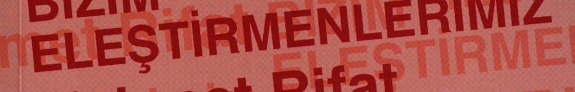 Bizim eleştirmenlerimiz kitap kapağı