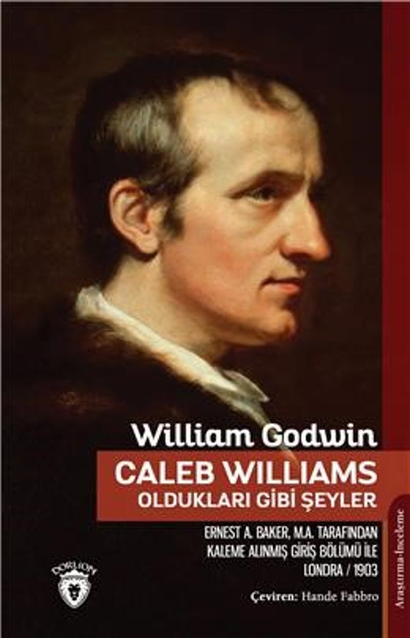 Caleb Williams - Oldukları Gibi Şeyler kitap kapağı