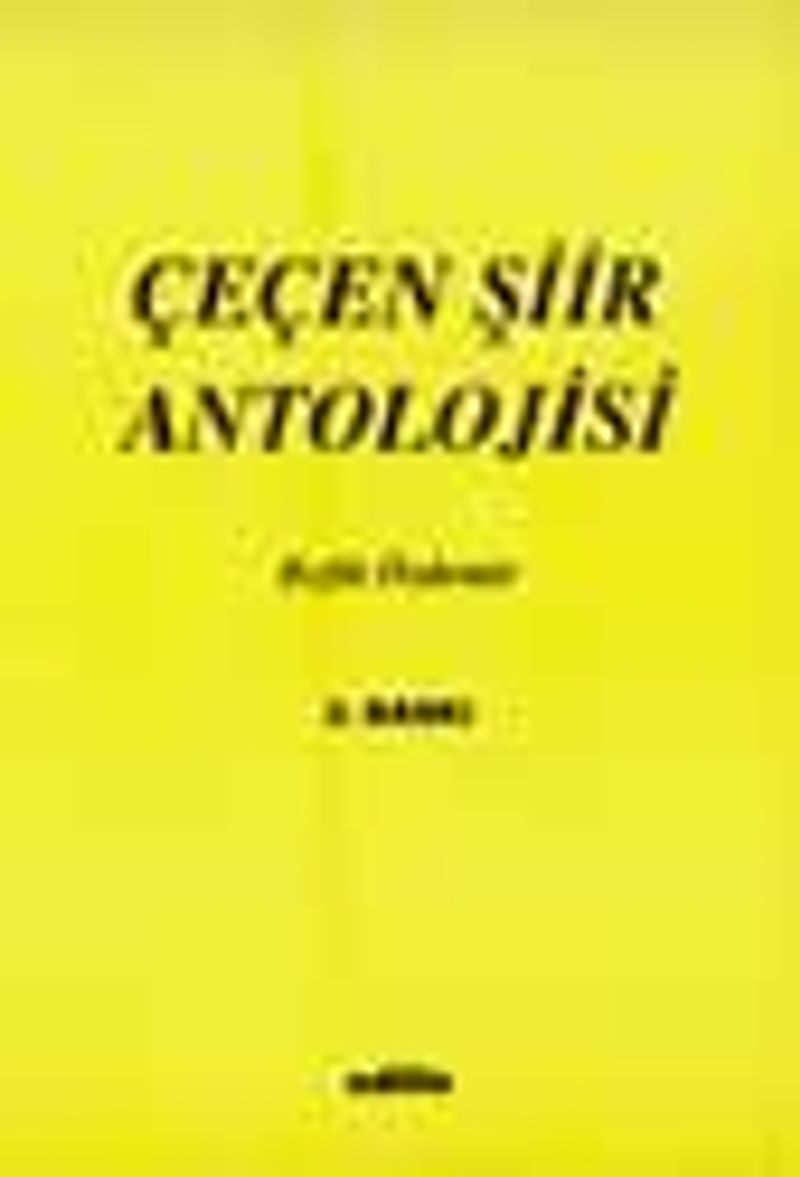 Çeçen Şiir Antolojisi kitap kapağı