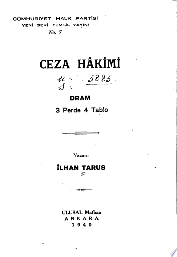Ceza hâkimi kitap kapağı