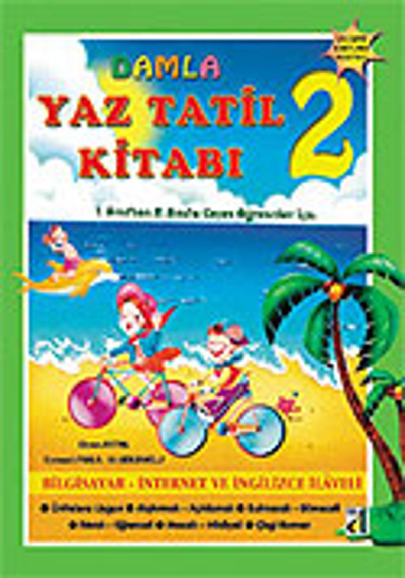 Damla Yaz Tatil Kitabı Serisi 2 kitap kapağı