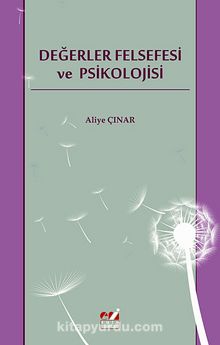 Değerler Felsefesi ve Psikolojisi kitap kapağı