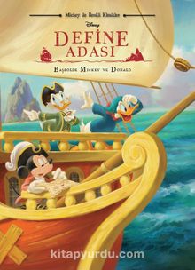 Disney Mickey İle Renkli Klasikler Define Adası kitap kapağı