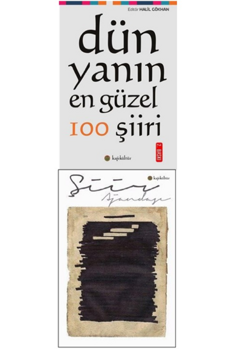 Dünyadan 100 Şiir Ve Şiir Ajandasi Seti (2 Kitap Takım) kitap kapağı