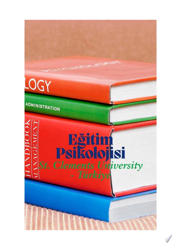 Eğitim Psikolojisi (Kitap) - St. Clements University - Türkiye kitap kapağı