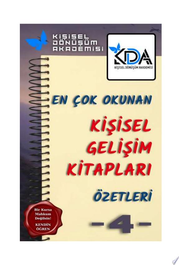 EN ÇOK OKUNAN KİŞİSEL GELİŞİM KİTAP ÖZETLERİ - 4 kitap kapağı