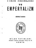 Fikir akımları ve emperyalizm kitap kapağı