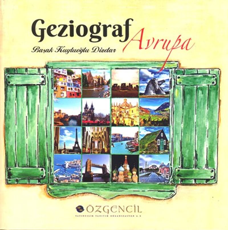 Geziograf Avrupa A'dan Y'ye Avrupa kitap kapağı