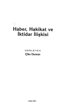 Haber, hakikat ve iktidar ilişkisi kitap kapağı